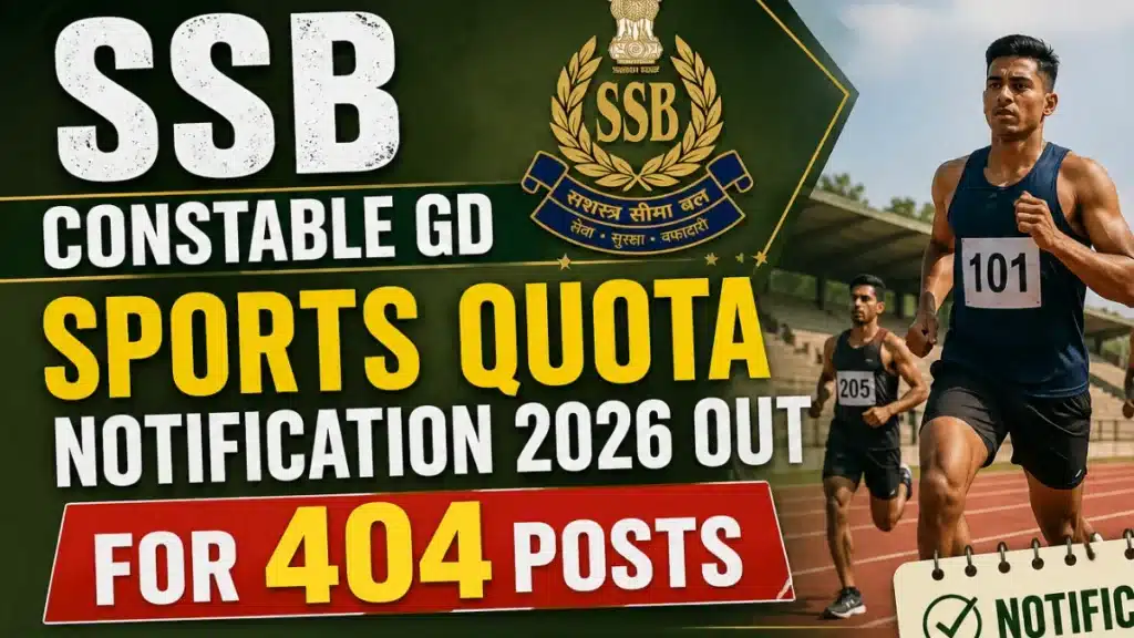 Sashastra Seema Bal Recruitment