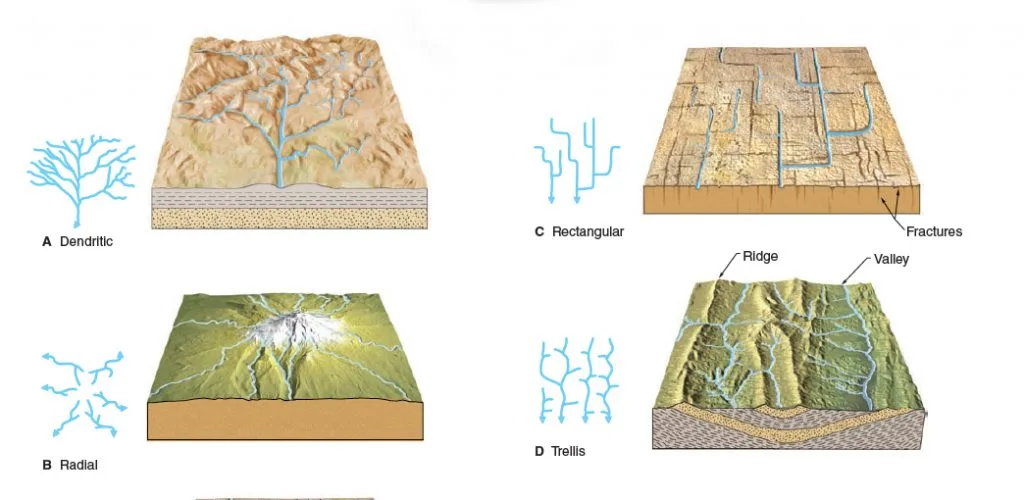 Drainage Patterns and Drainage Systems of India