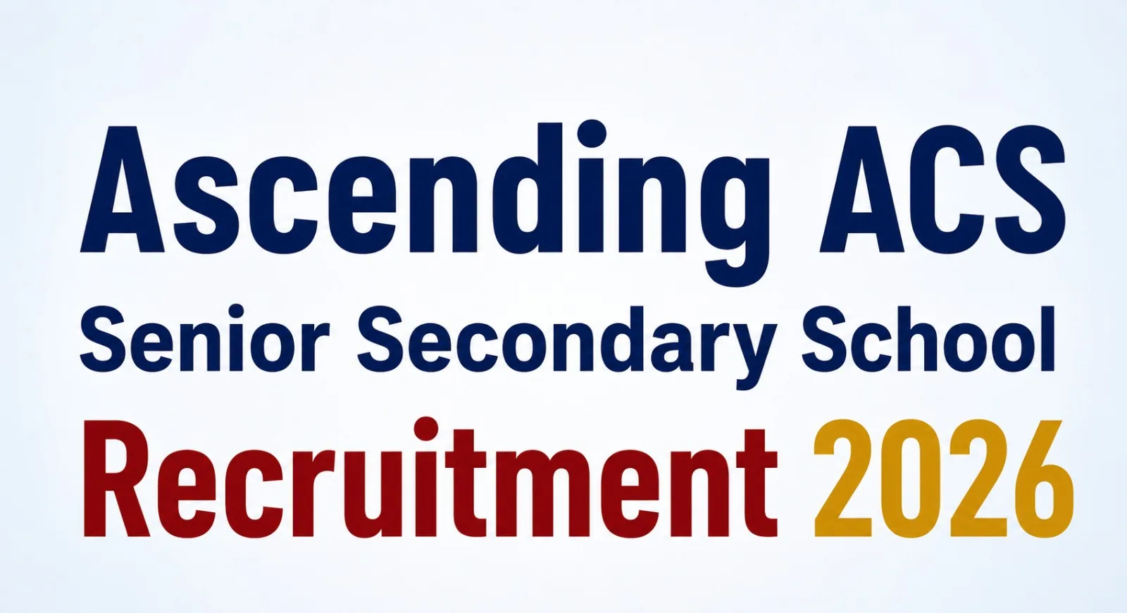Ascending ACS Senior Secondary School