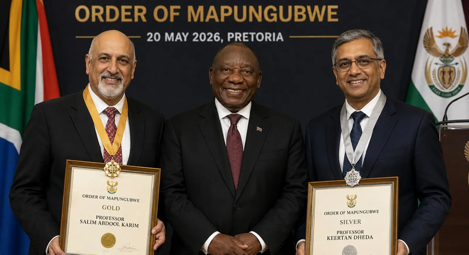 Indian-Origin Scientists Honoured with South Africa’s Top Civilian Award Ladakh Organic Indian-Origin Scientists Honoured