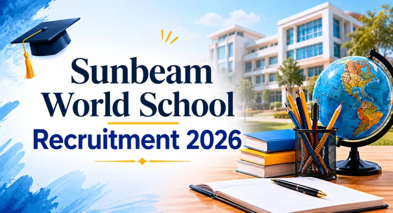 Sunbeam World School Recruitment