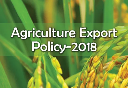Agriculture Export Policy 2018