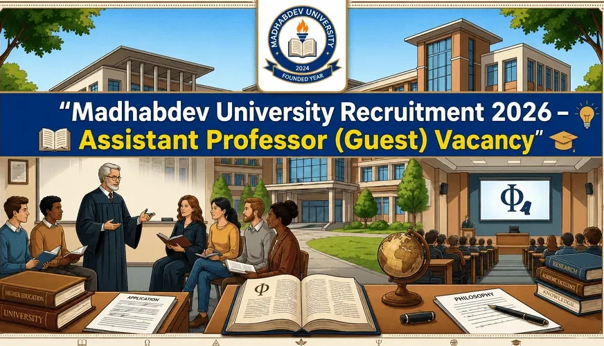 Madhabdev University Recruitment