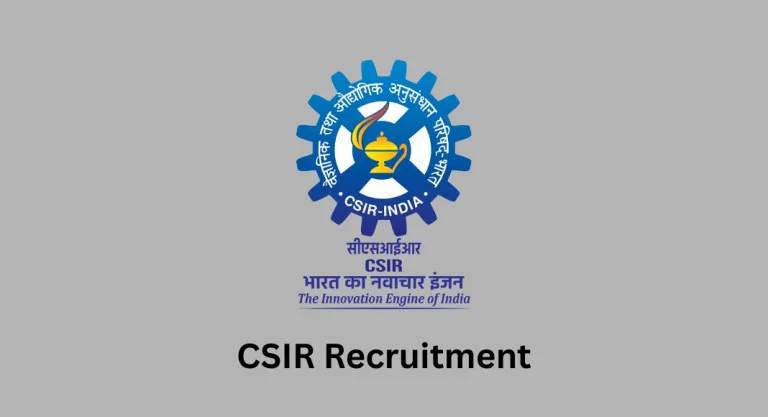 CSIR Recruitment