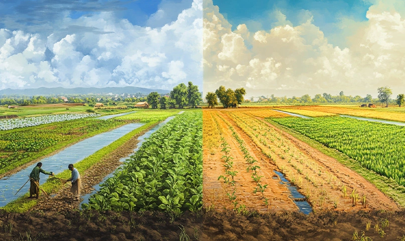 Cropping Patterns and Major Crops