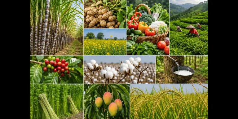 Cropping Patterns and Major Crops