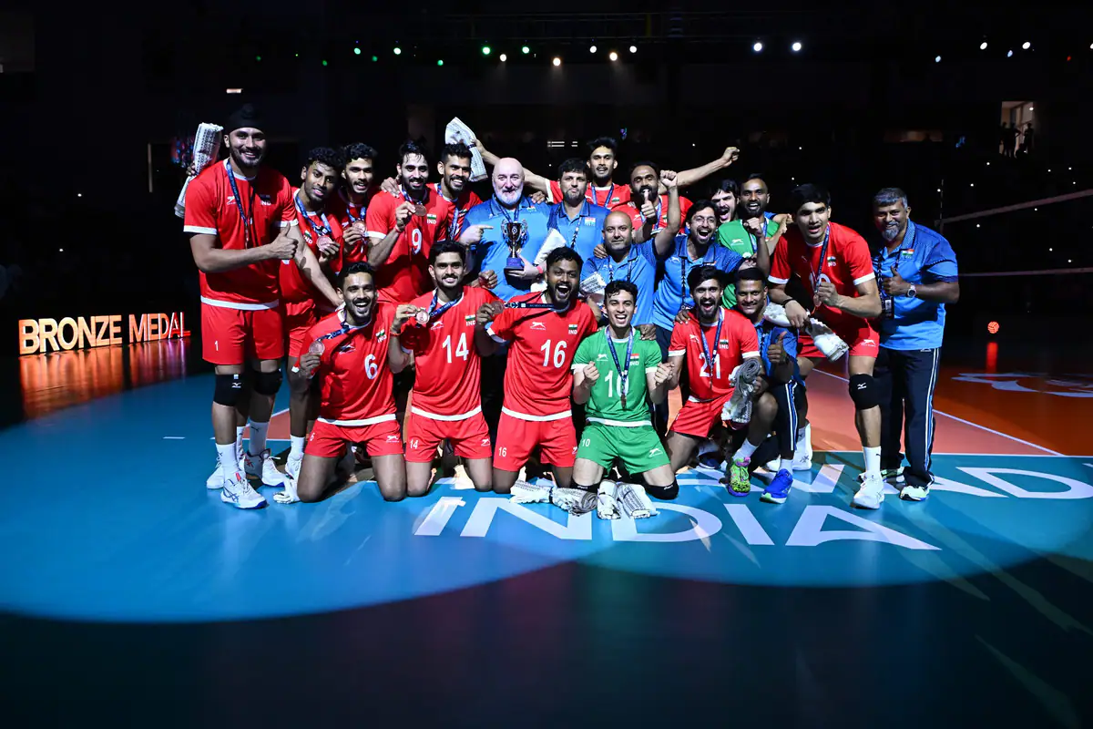 India Bronze AVC Volleyball
