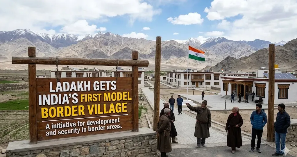 Model Border Village in Ladakh Earthshot Prize 2026 Model Border Village