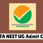 NEET Admit Card 2026
