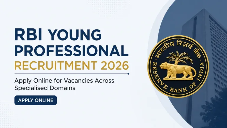 RBI Young Professional Recruitment