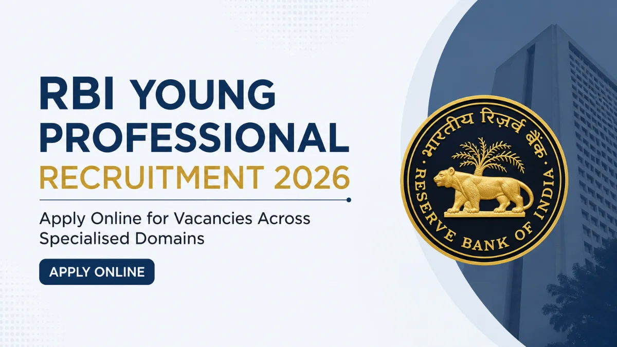 RBI Young Professional Recruitment
