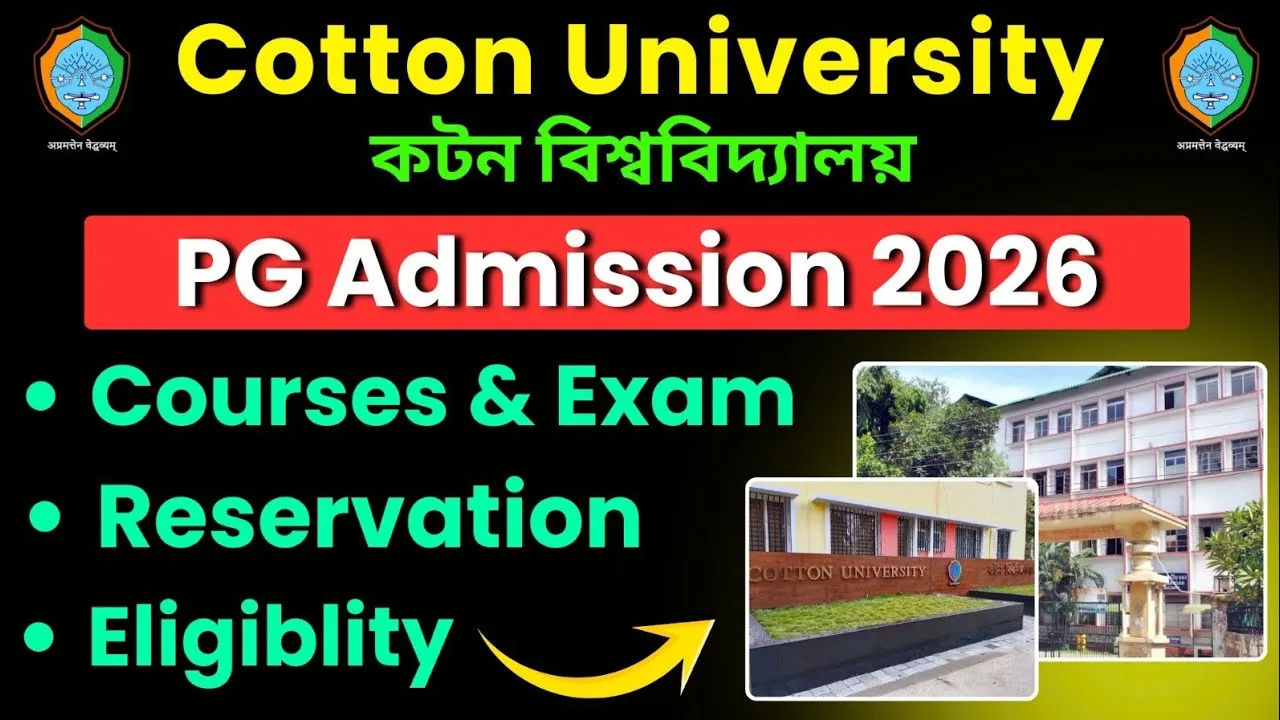 Cotton University PG Admission