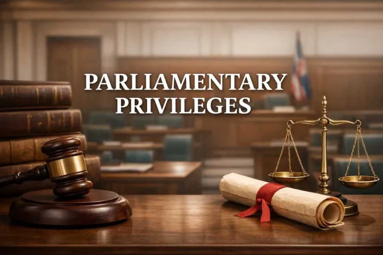 Parliamentary Privileges and Immunities