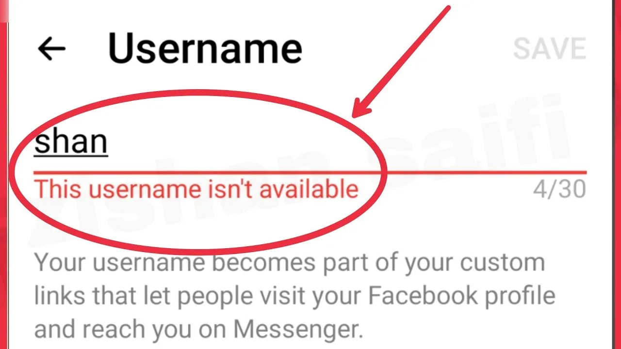 Messaging Username Issue