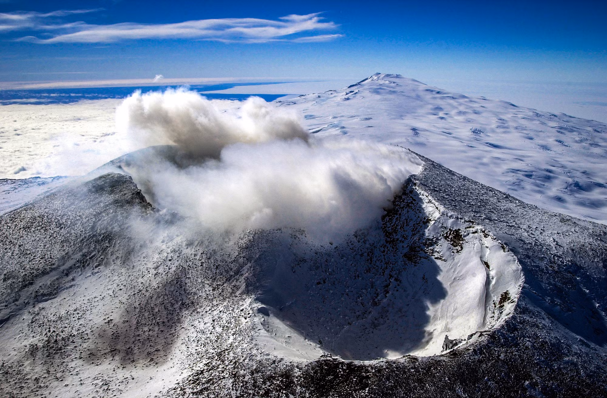 Mount Erebus Gold Crystals