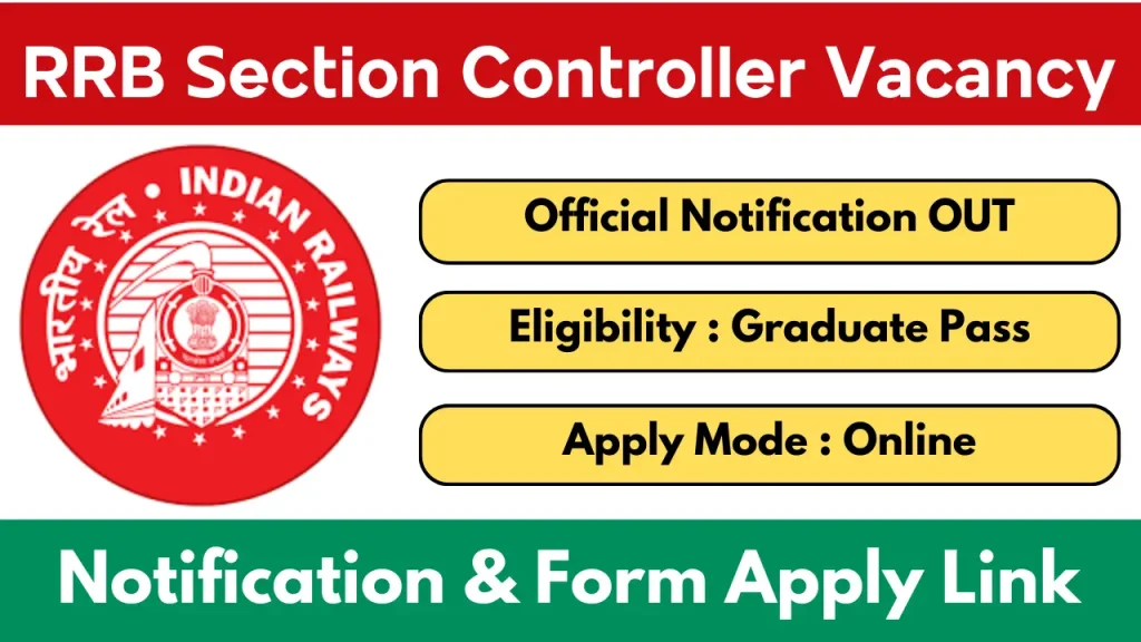 RRB Section Controller Recruitment