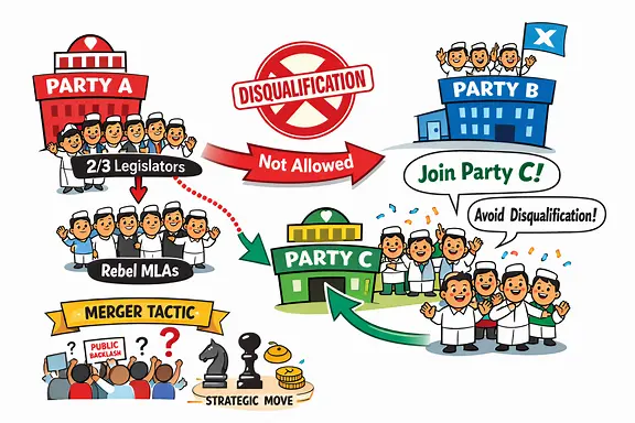 Anti Defection Law: Meaning, History, Objectives, Features and Challenges CAPF Act Merger of Political Parties