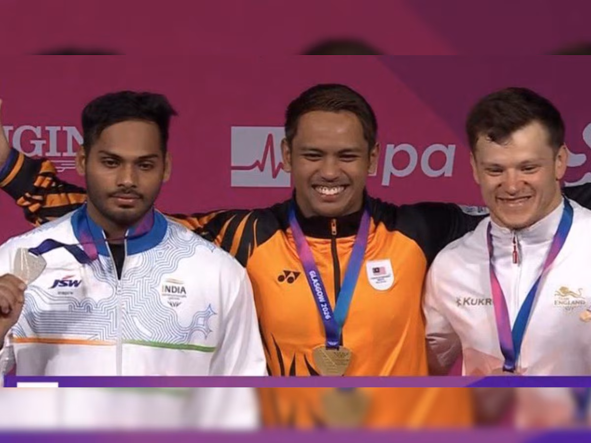 Valluri Ajaya Babu CWG 2026: Indian Weightlifter Wins Silver Anil Menon Spacewalk Valluri Ajaya Babu CWG 2026