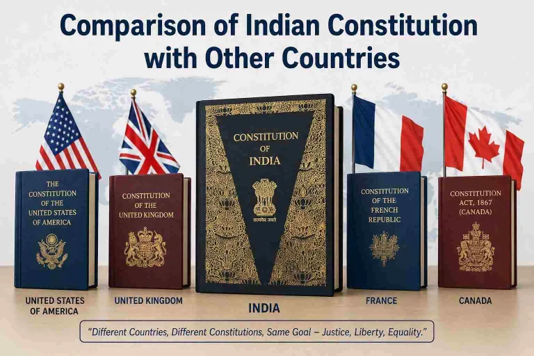 Comparison of Indian Constitution