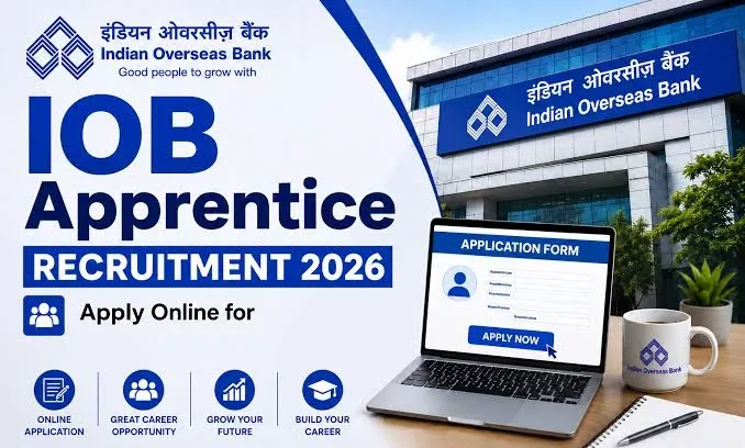 Indian Overseas Bank Apprentice Recruitment