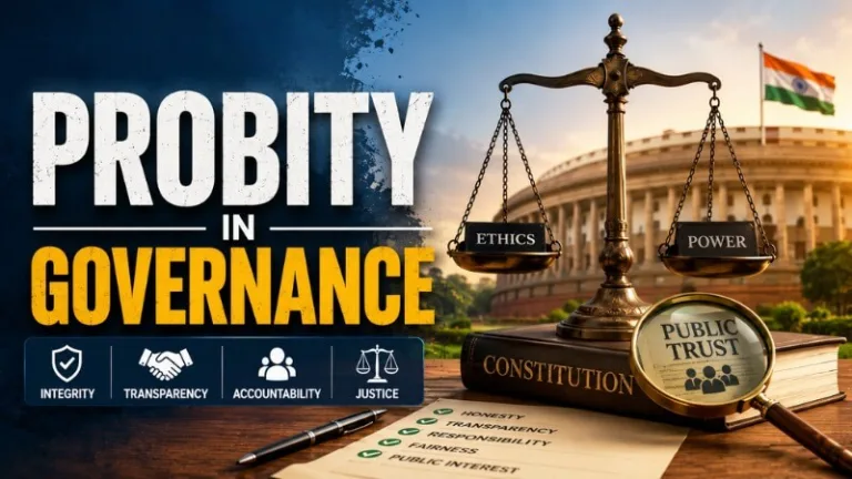 Probity in Governance
