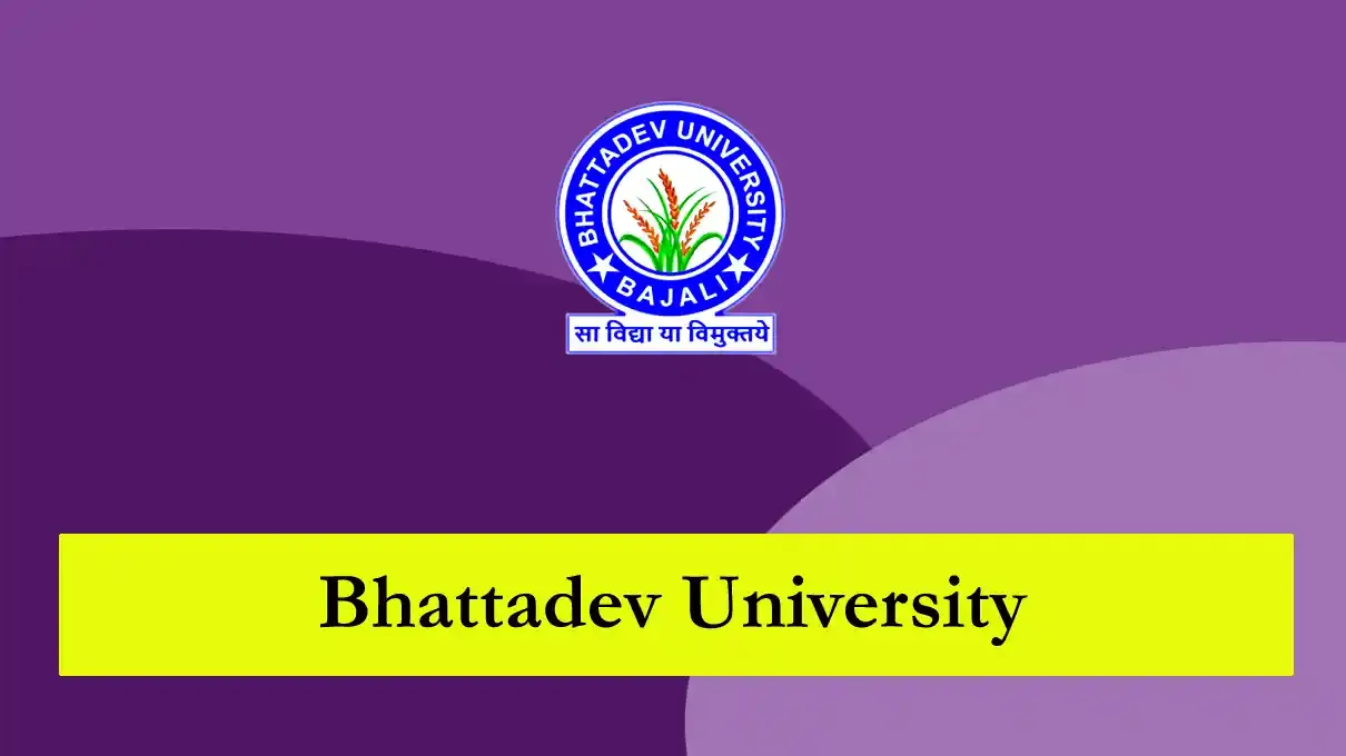 Bhattadev University Recruitment