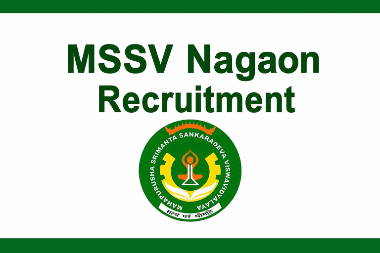 MSSV Nagaon Recruitment