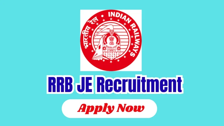 RRB JE Recruitment
