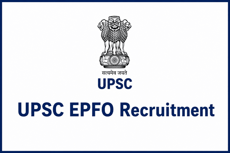 UPSC EPFO Recruitment