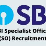 SBI Specialist Officer Recruitment
