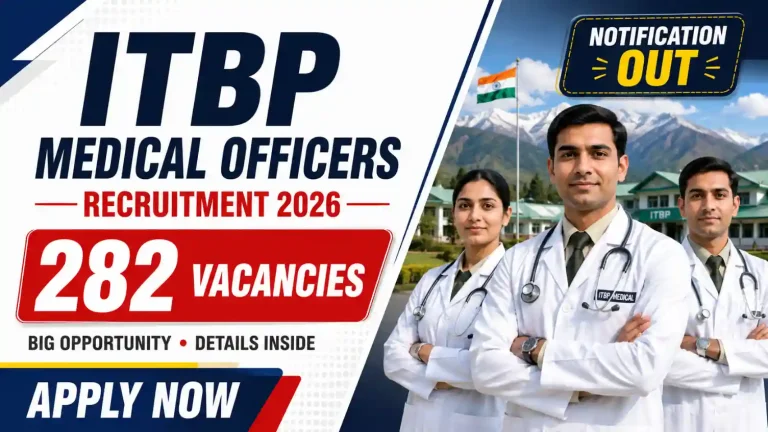 ITBP CAPF Medical Officer Recruitment