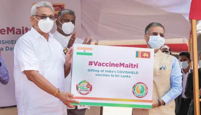India-Sri Lanka Health Aid for TB Indian Peafowl India-Sri Lanka Health Aid