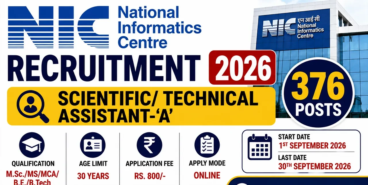 National Informatics Centre Recruitment