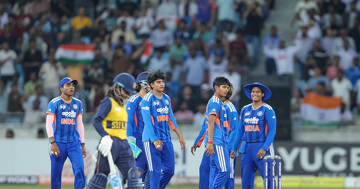 Sree Charani Sets T20I Record Indian Peafowl Sree Charani