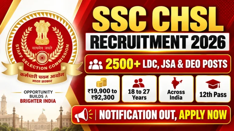 SSC CHSL Notification