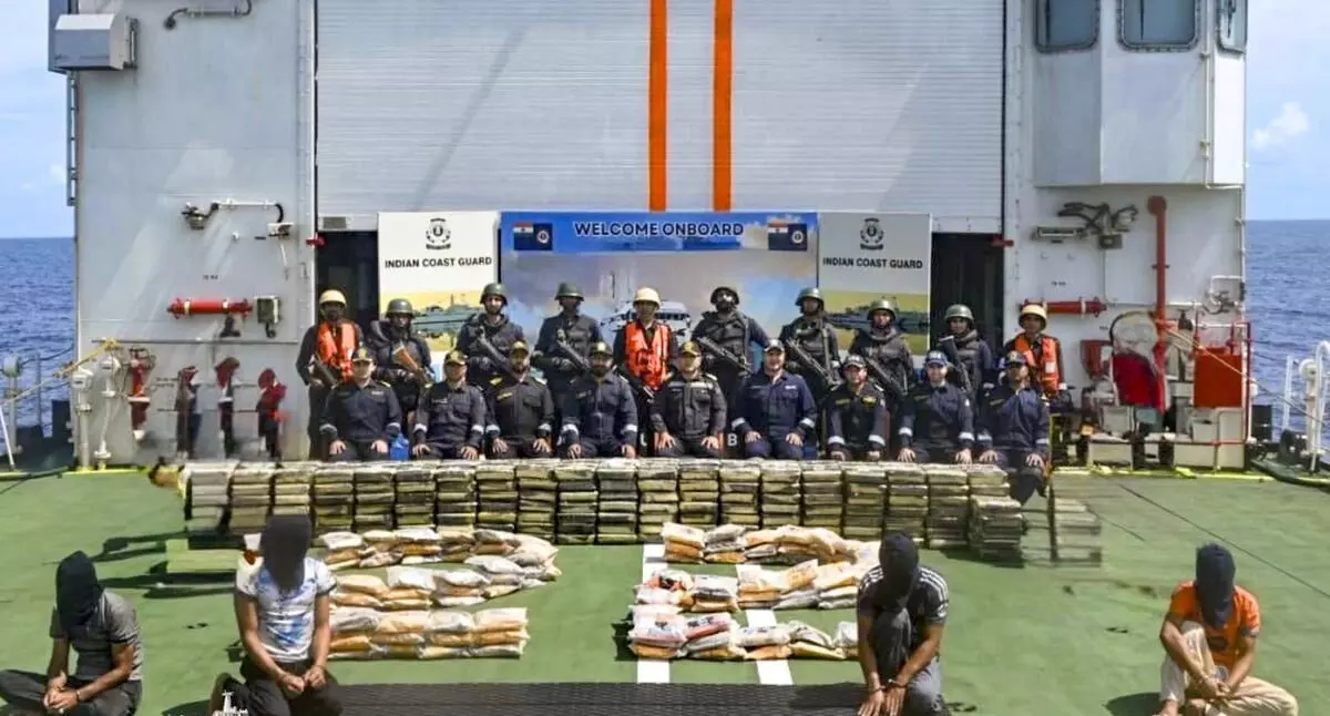 Arabian Sea Drug Seizure Swiss Glacier Melt Arabian Sea