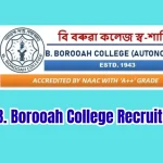 B Borooah College Guwahati Recruitment