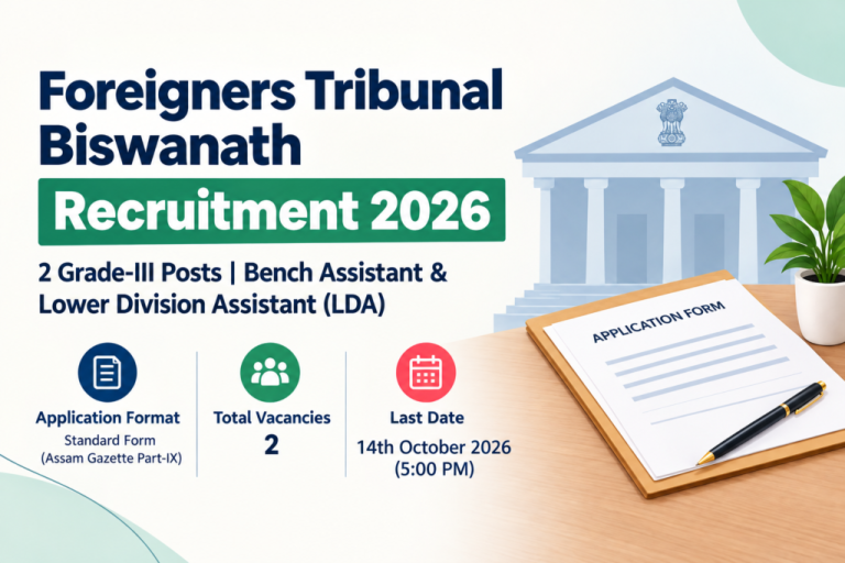 Biswanath Judiciary Recruitment