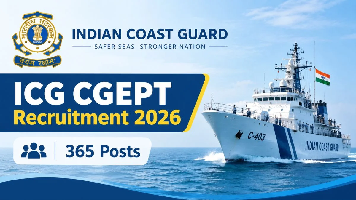 Indian Coast Guard CGEPT Recruitment
