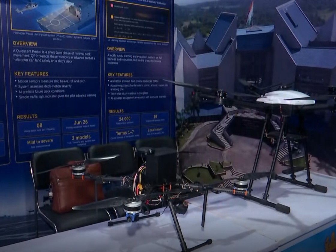 Naval Rescue Drones: Indian Academy Develops System Naval Rescue Drones