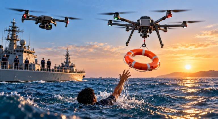 Naval Rescue Drones