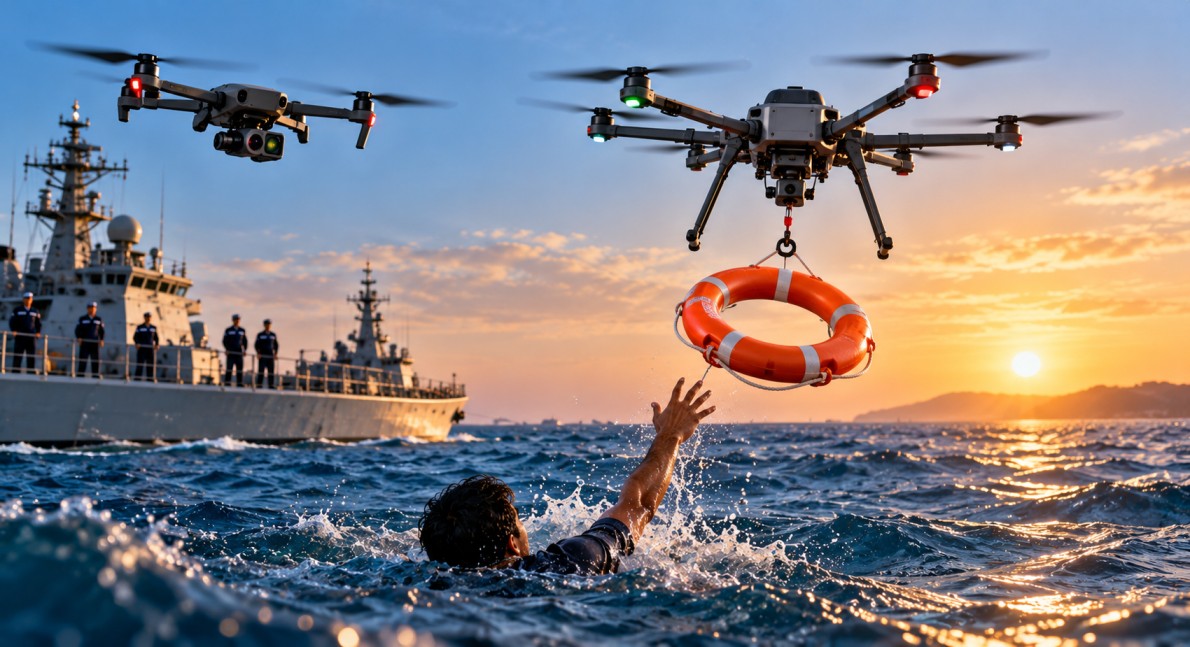 Naval Rescue Drones