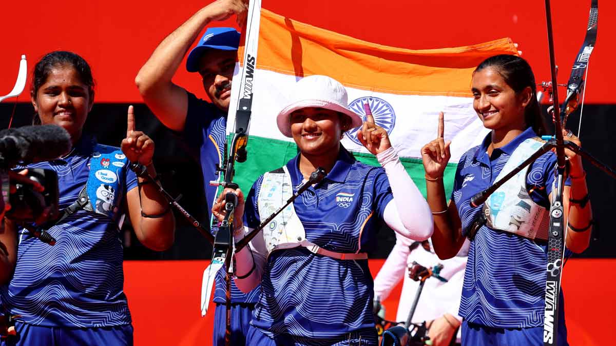 Recurve Archery Gold for India Pretorius 188 Recurve Archery