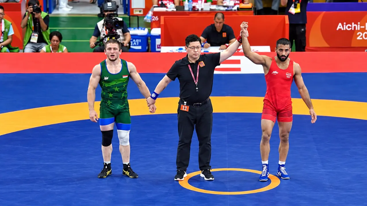 Sujeet Kalkal Wins Wrestling Gold Harmanpreet Kaur Sujeet Kalkal