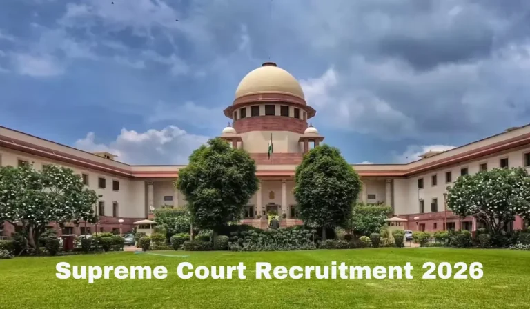 Supreme Court of India Recruitment