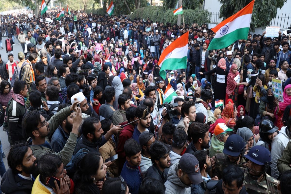 Rajghat Protest